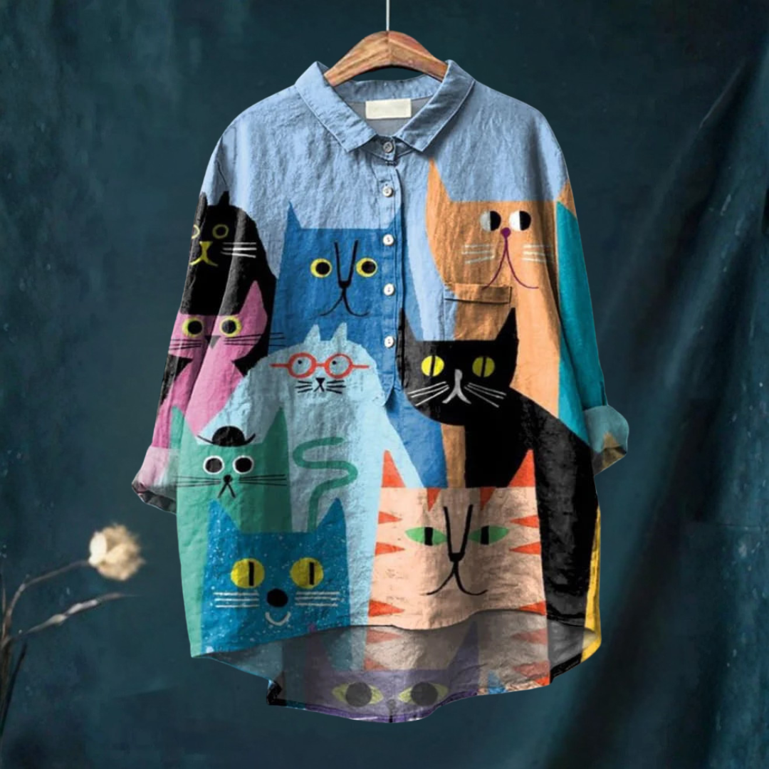 Banjo™ - Chemise Artistique Chat