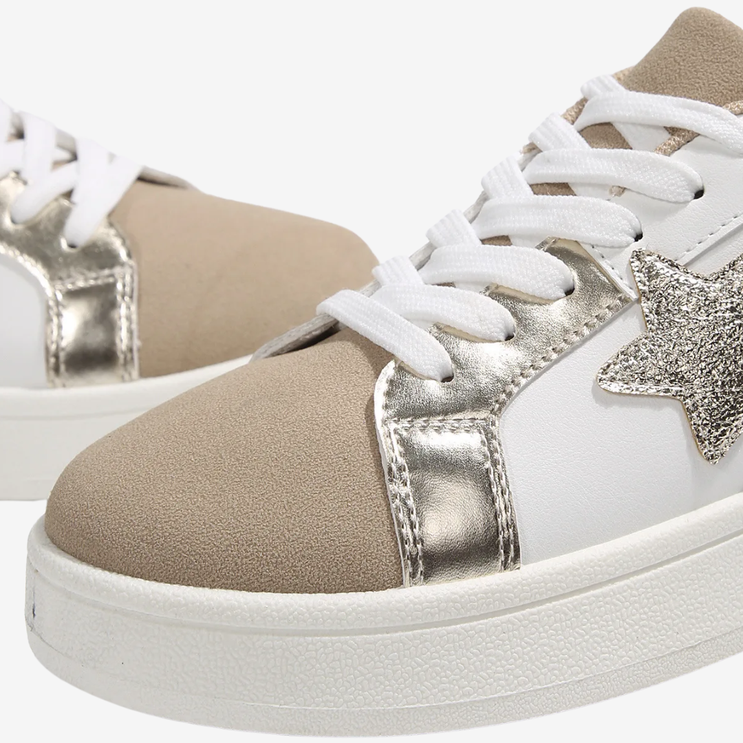 Nadège™ Python Doré