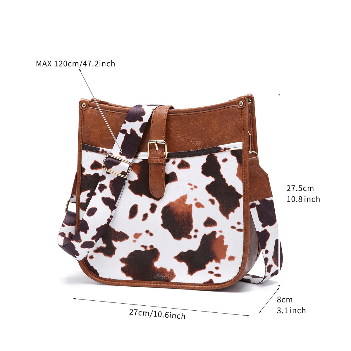 Abigail™ - Sac Bandoulière Style Cowboy Western