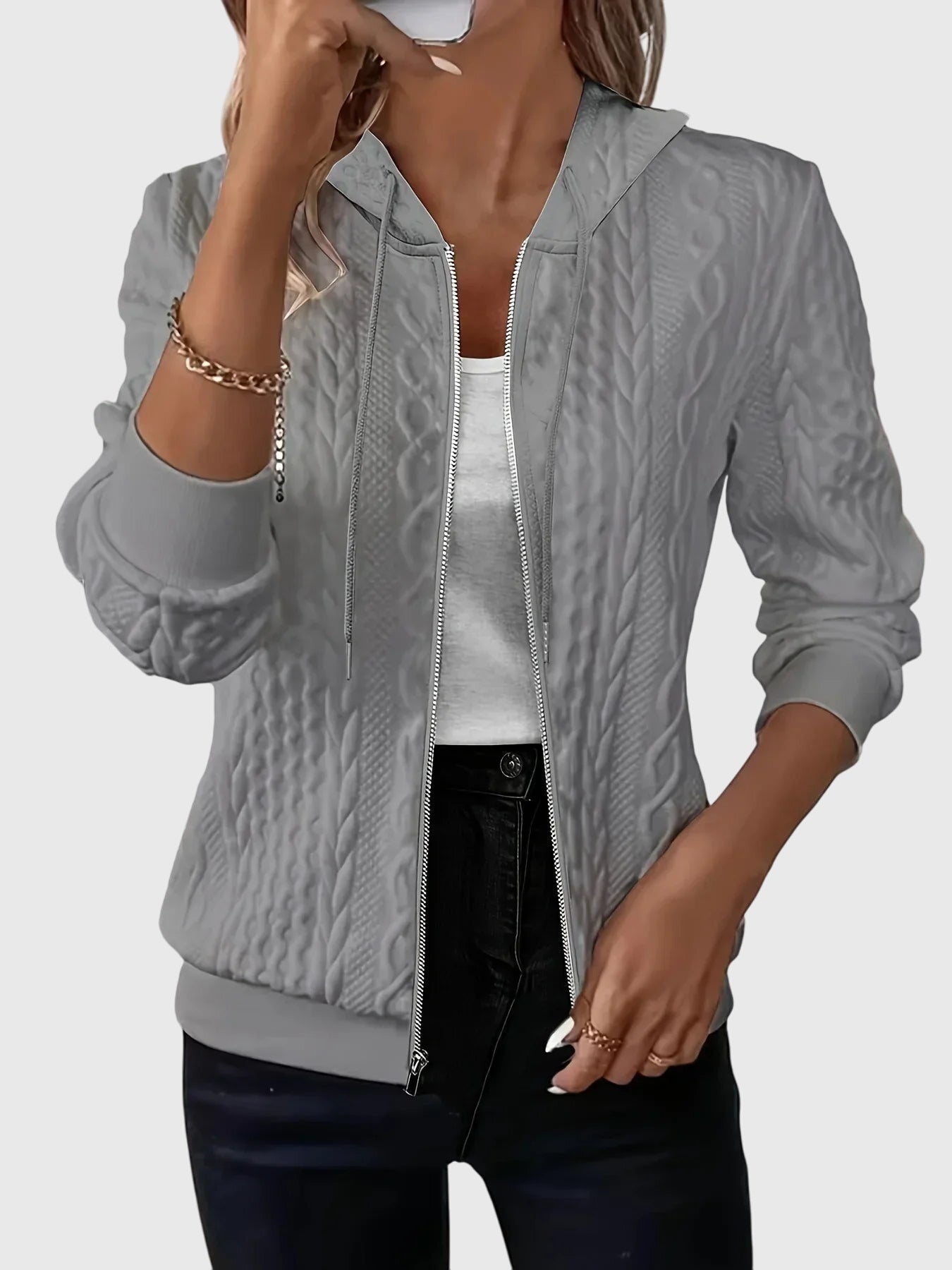 Lena™ - Sweat à capuche avec fermeture éclair