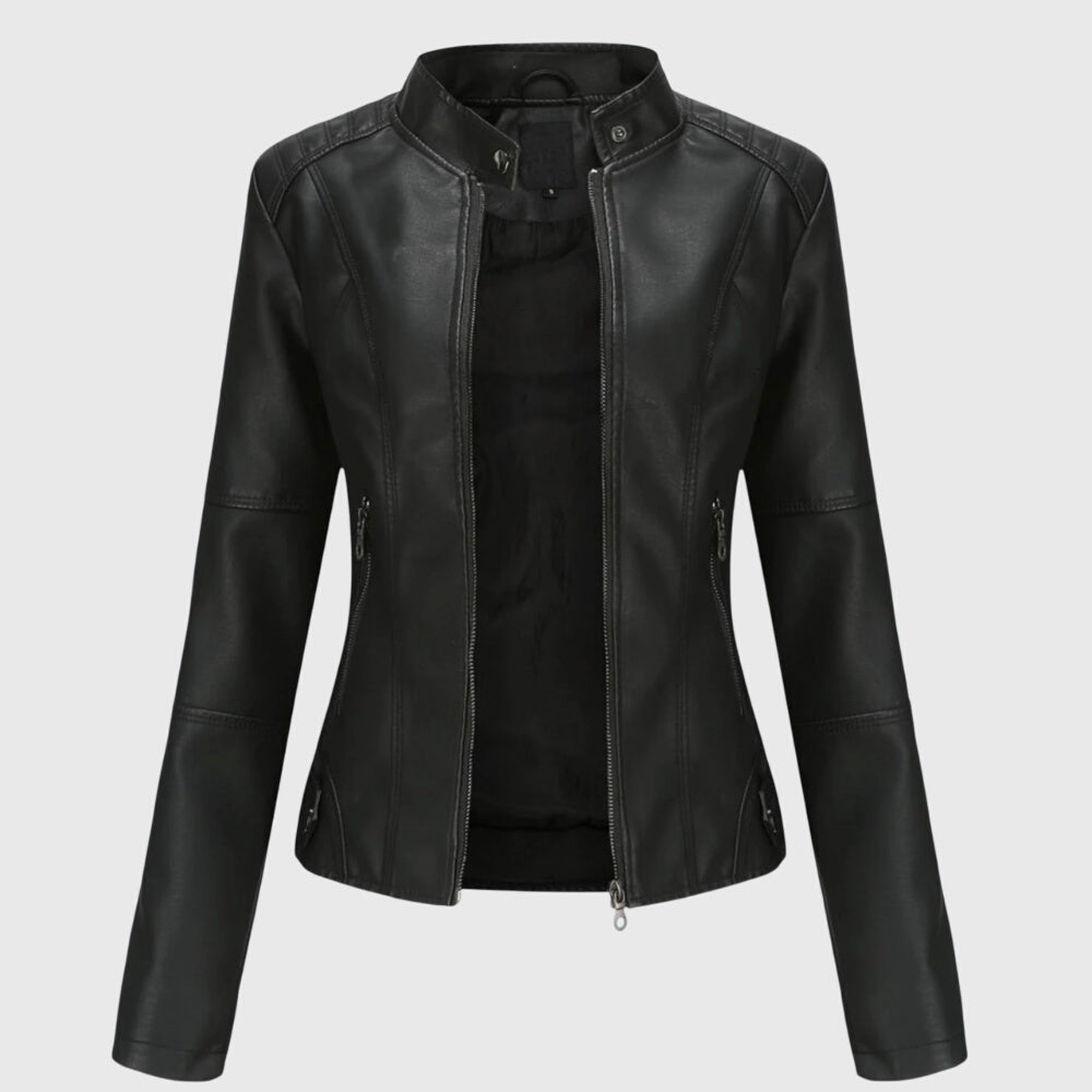 Giorgina™ - Veste en cuir élégante pour femme