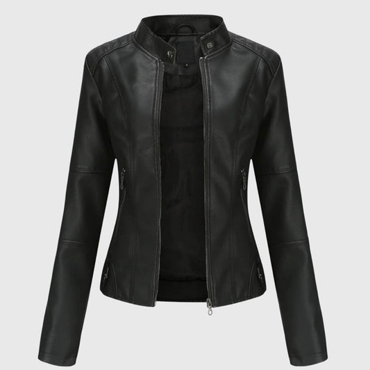 Giorgina™ - Veste en cuir élégante pour femme
