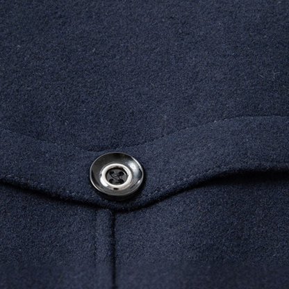 Manteau d'hiver WoolGuard Peaky Blinders | Trench-coat luxueux à double col pour homme