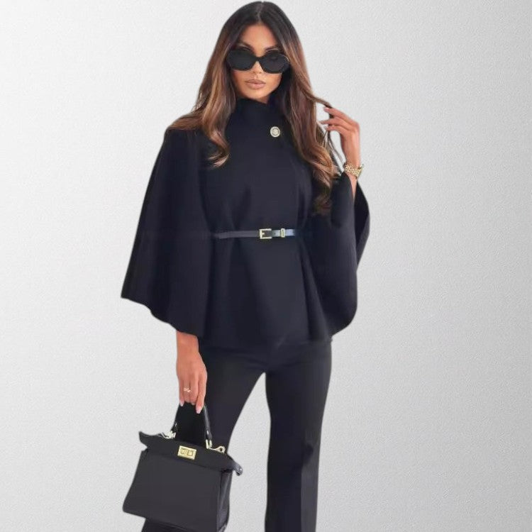 Olivia - Veste papillon chic avec ceinture