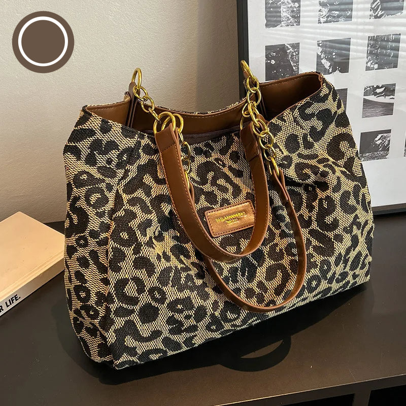 Olivia™ - Sac Cabas en Toile avec Détails Faits Main