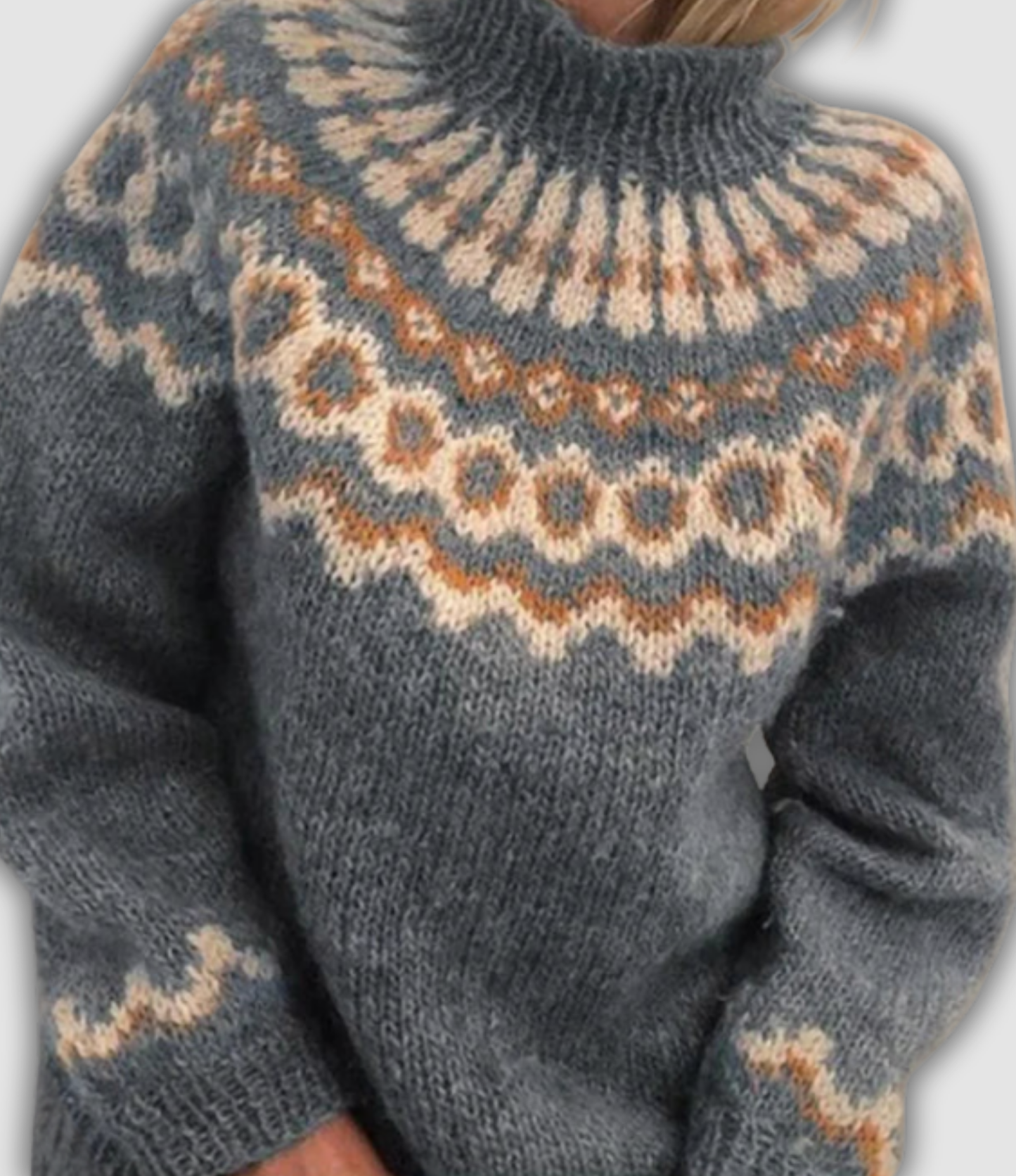 LE SERAPHINE | PULL COL ROULÉ RÉTRO