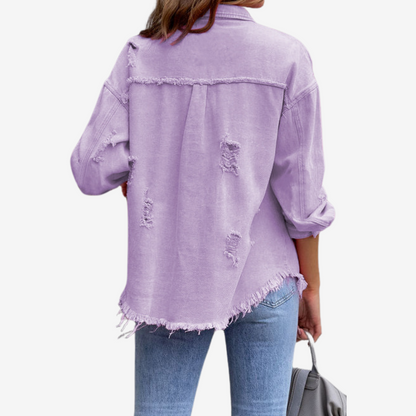 Clarina™ Veste en Jean Oversize