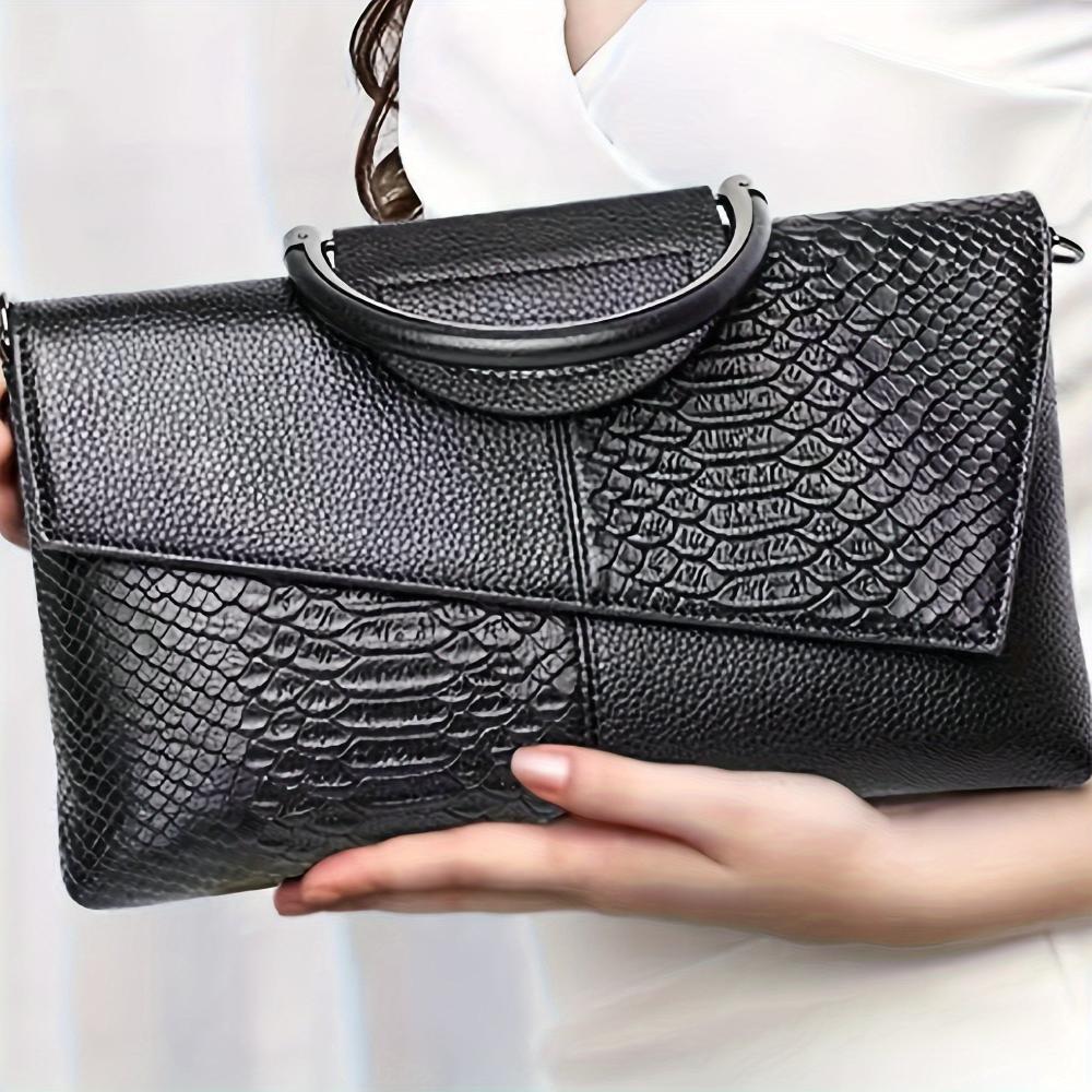 Grace™ Classic | Sac de luxe à motif croco embossé