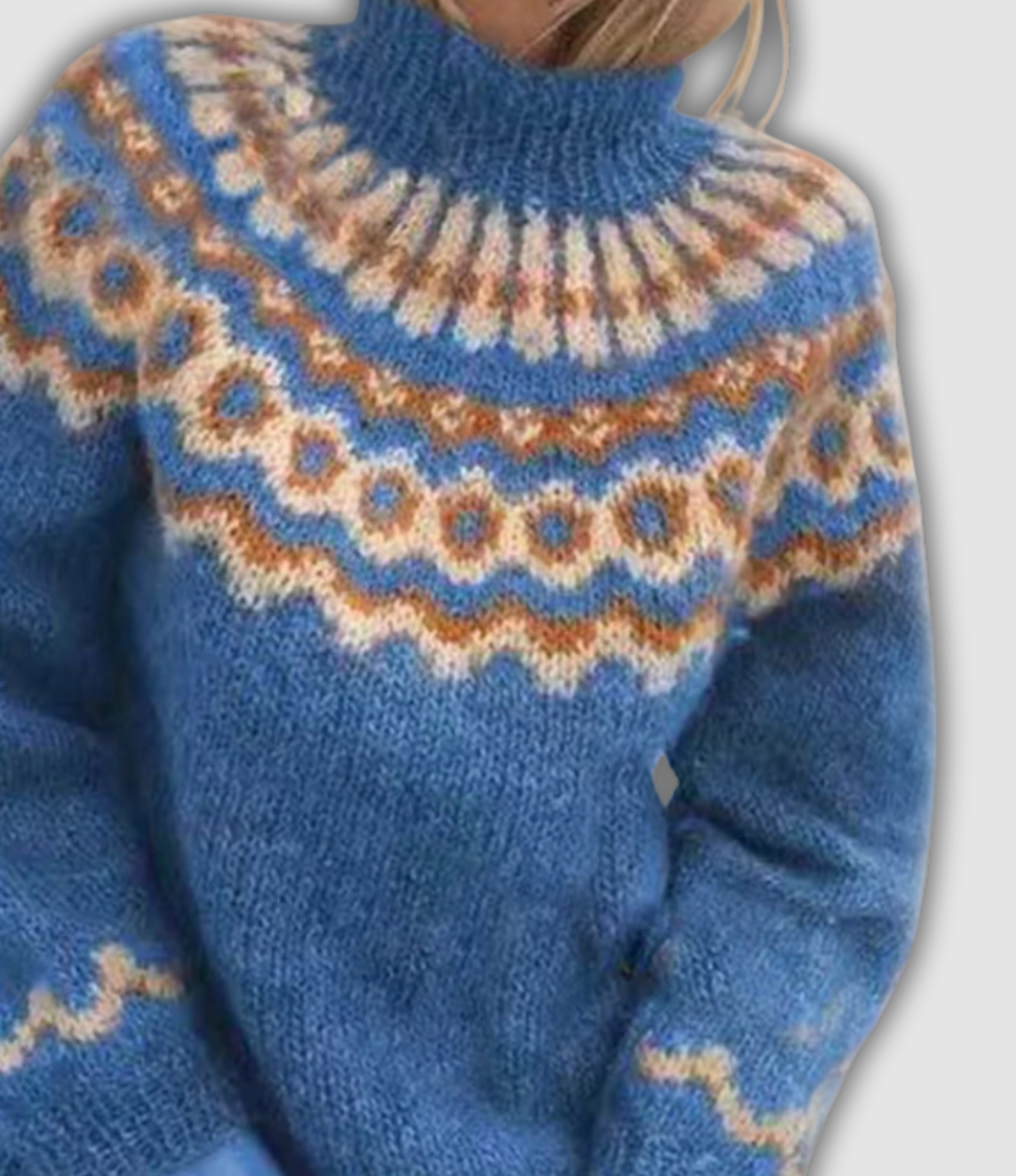 LE SERAPHINE | PULL COL ROULÉ RÉTRO