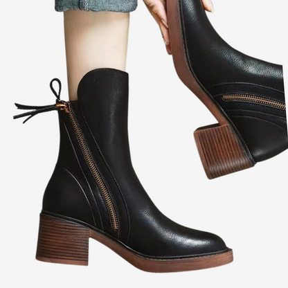 Calista™ Zippée à Bloc Talon