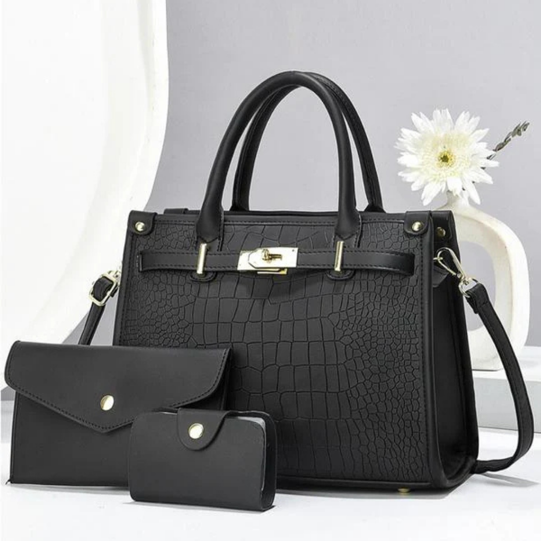 Scarlett™ - Ensemble de sacs Premium Allure Croco