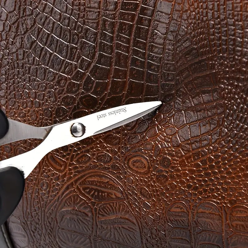 Lucas™ - Sac de Voyage Vintage à Motif Crocodile