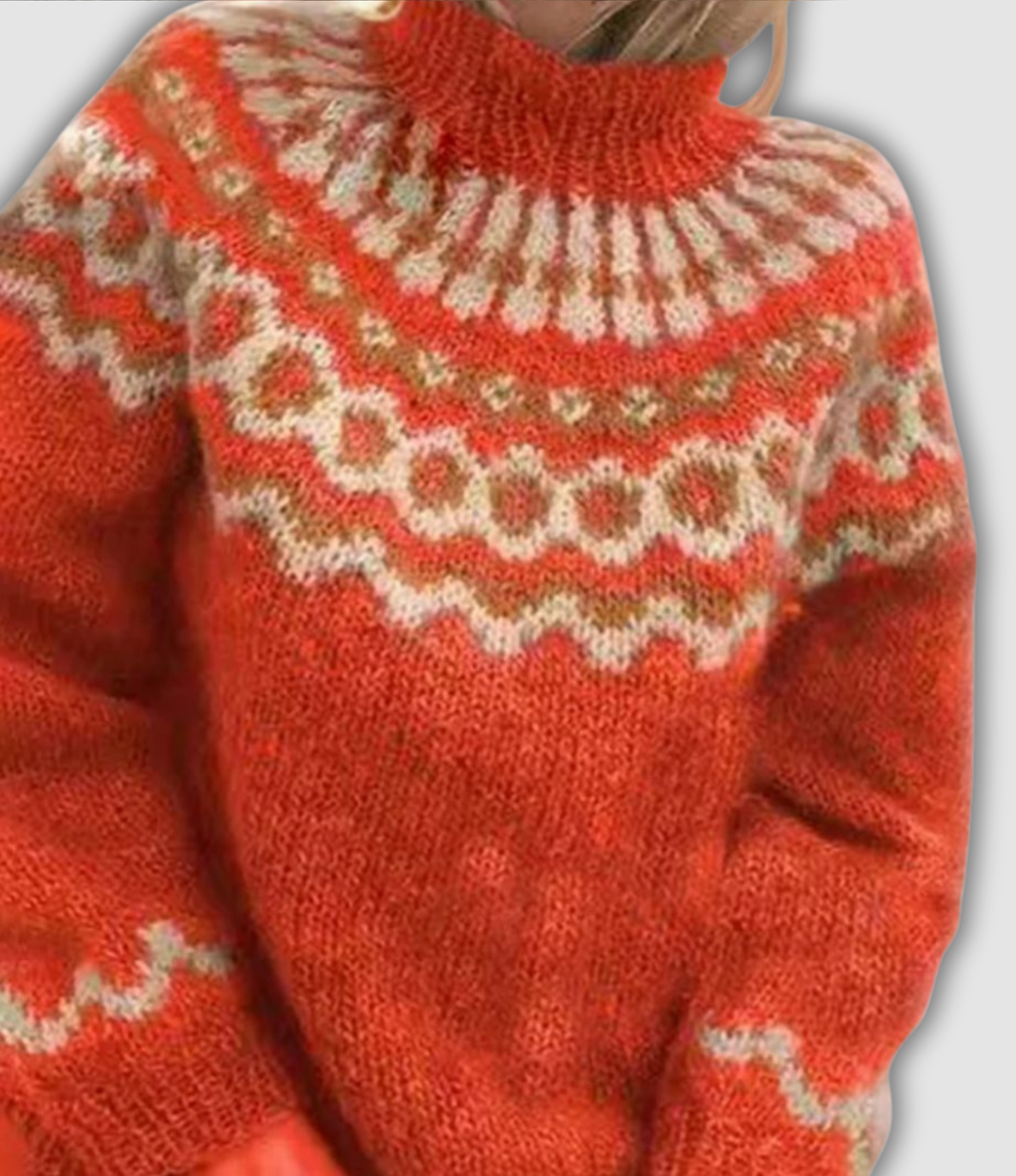 LE SERAPHINE | PULL COL ROULÉ RÉTRO