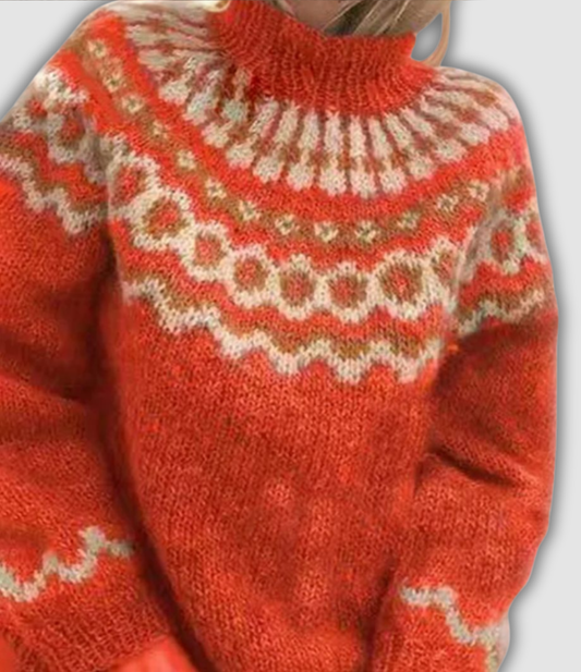 LE SERAPHINE | PULL COL ROULÉ RÉTRO