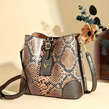 Addison™ - Sac Élégant Effet Serpent