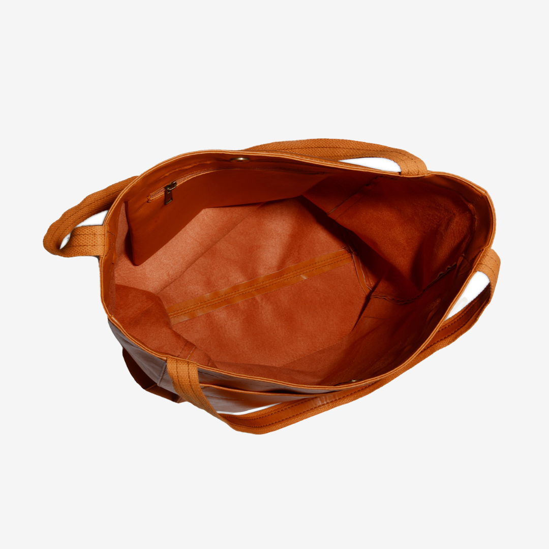 Evelyne™ Cabas en Cuir Vintage