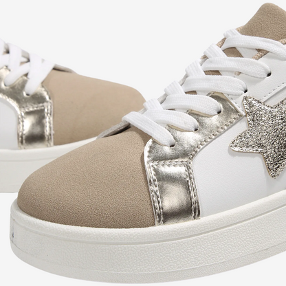 Nadège™ Python Doré