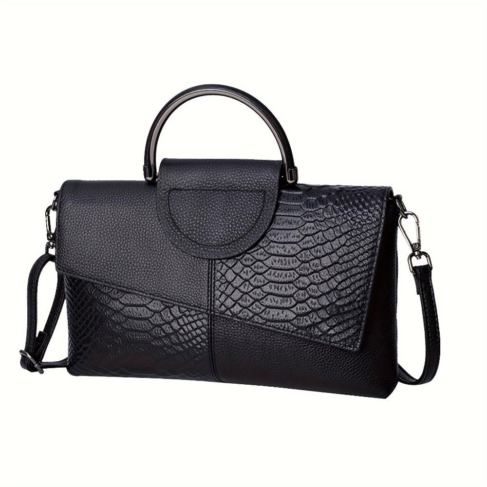 Grace™ Classic | Sac de luxe à motif croco embossé