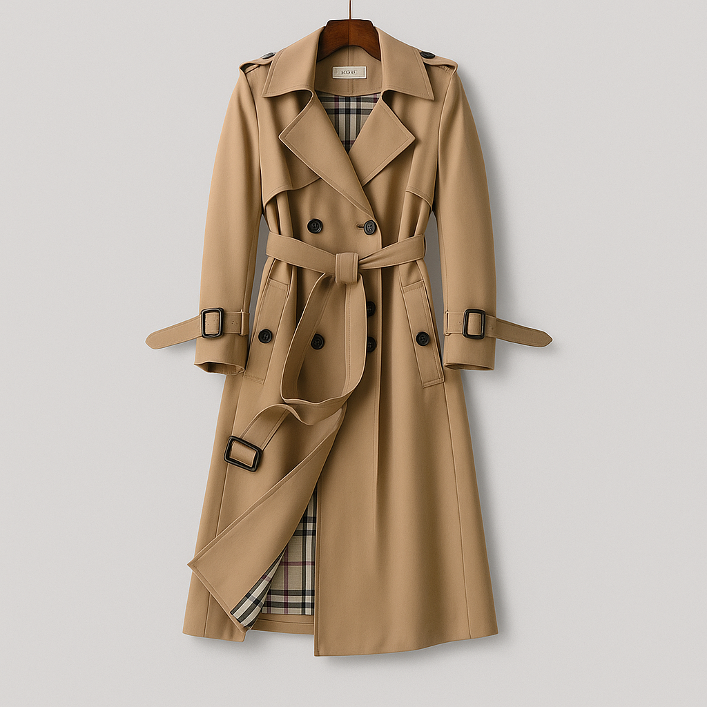 Isabella Manteau Trench avec Ceinture