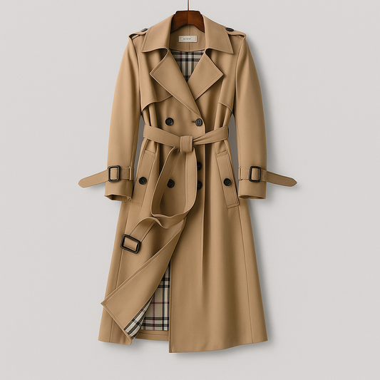 Isabella Manteau Trench avec Ceinture