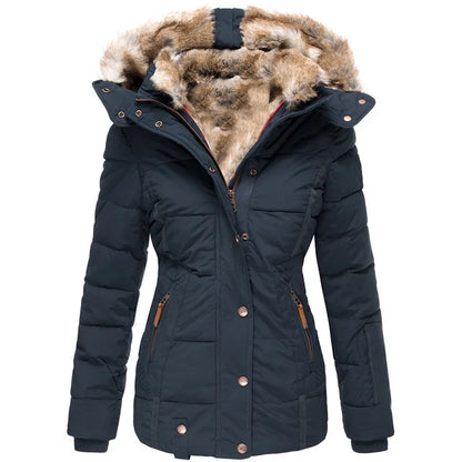 Dupont™ | Manteau d'hiver chaud avec doublure en fourrure