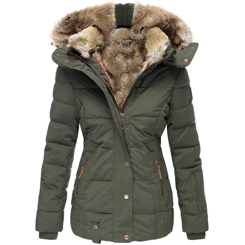 Dupont™ | Manteau d'hiver chaud avec doublure en fourrure