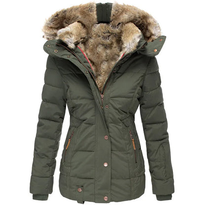 Dupont™ | Manteau d'hiver chaud avec doublure en fourrure