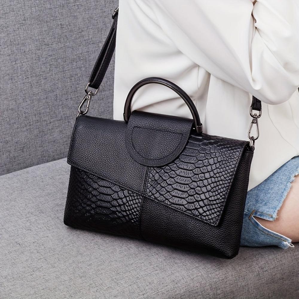 Grace™ Classic | Sac de luxe à motif croco embossé
