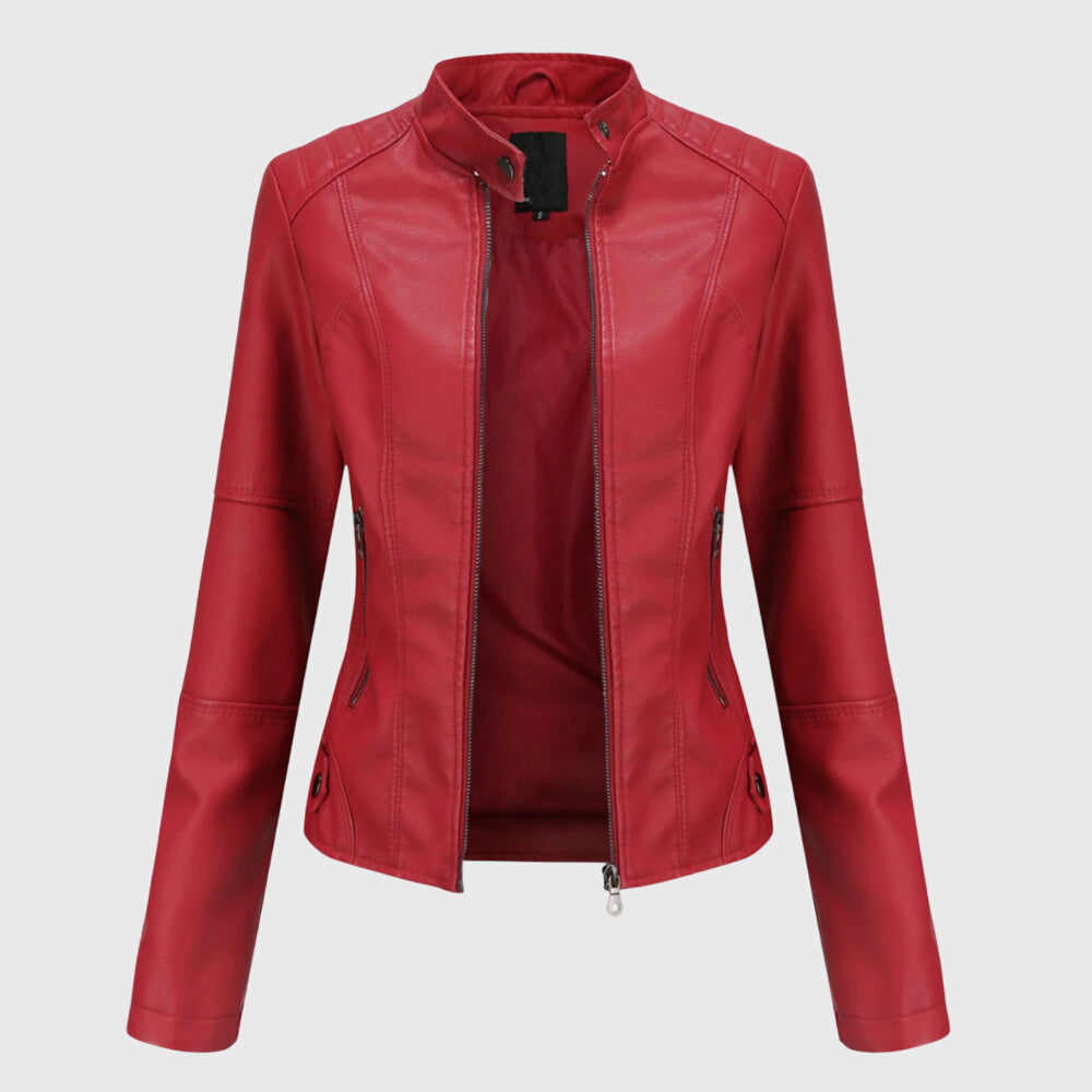 Giorgina™ - Veste en cuir élégante pour femme