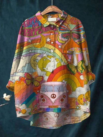 Hippie™ - Chemise Artistique Peace