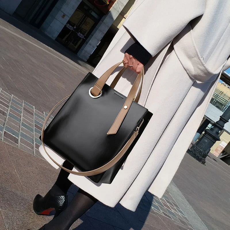 Amelia™ Minimalist Essential | Sac Cabas Structuré Élégant