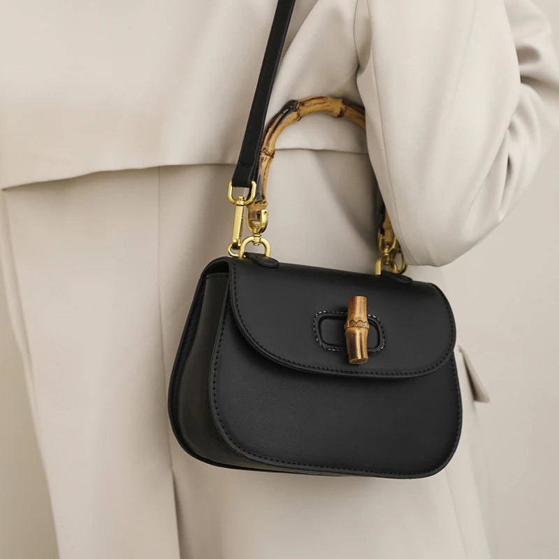 Aria™ - Sac à Main en Bambou Élégant