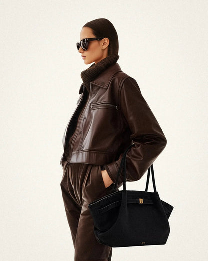 Riley™ - Sac Sous-Bras en Cuir Suédé Micro