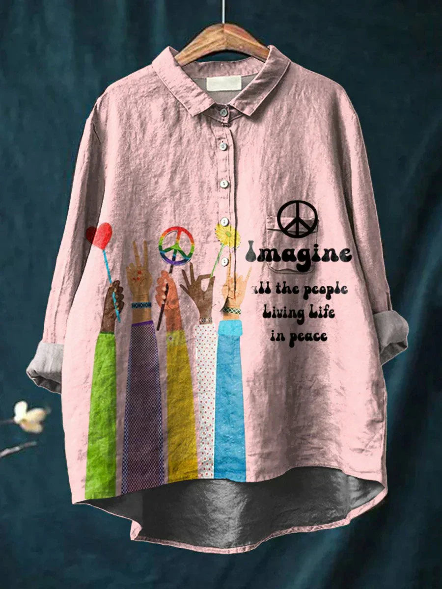 Hippie™ - Chemise Artistique Peace