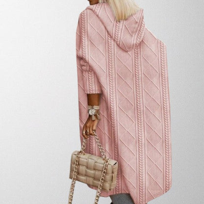 Olivia - Cardigan à capuche long