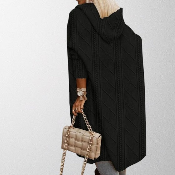 Olivia - Cardigan à capuche long