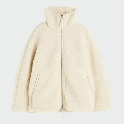 Olivia - Veste oversize en peluche