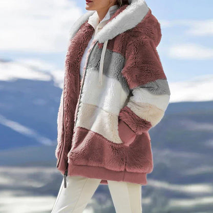 Isabella™ Veste d’Hiver pour Femmes avec Capuche et Fermeture Zippée