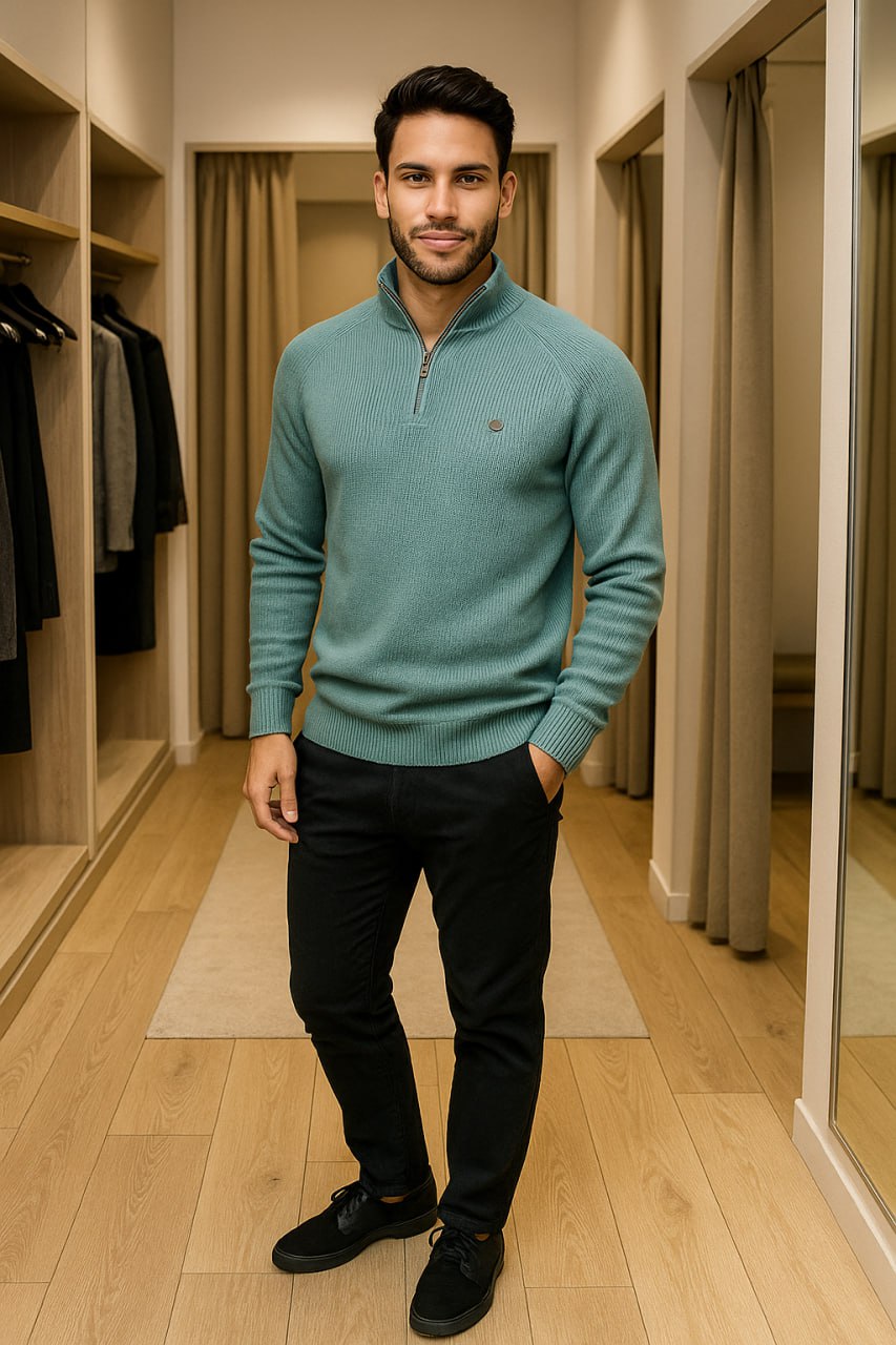 Achille | Pull zippé élégant