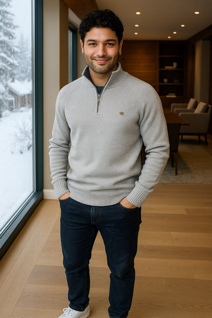 Isidore - Pull zippé élégant