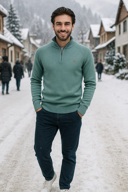 Isidore - Pull zippé élégant